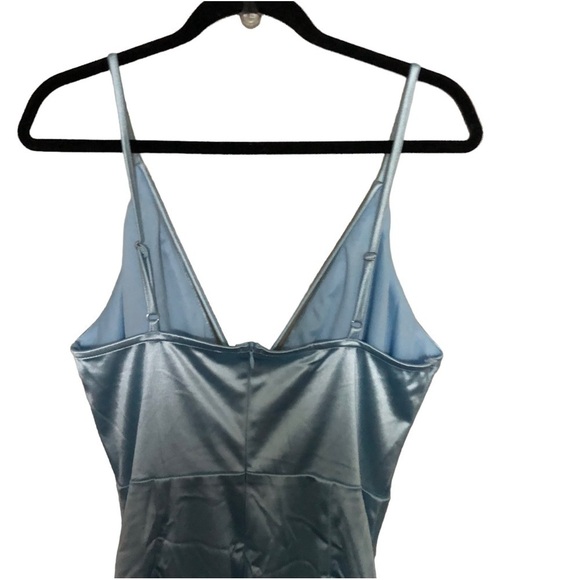 NWT Nordstrom Area Stars Metallic side ruching mini dress - Picture 4 of 6